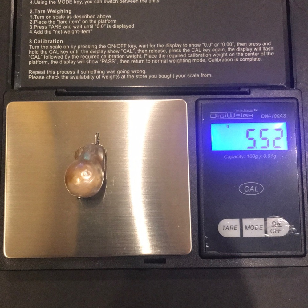 Valuable Blistered/flameball pearl pendant - Picture 7 of 7